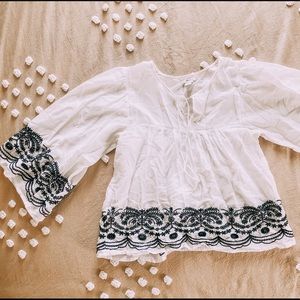 Forever 21 White Summer Shirt